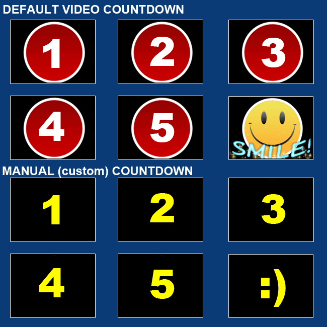 Manual Countdown Setup in PTBooth A1