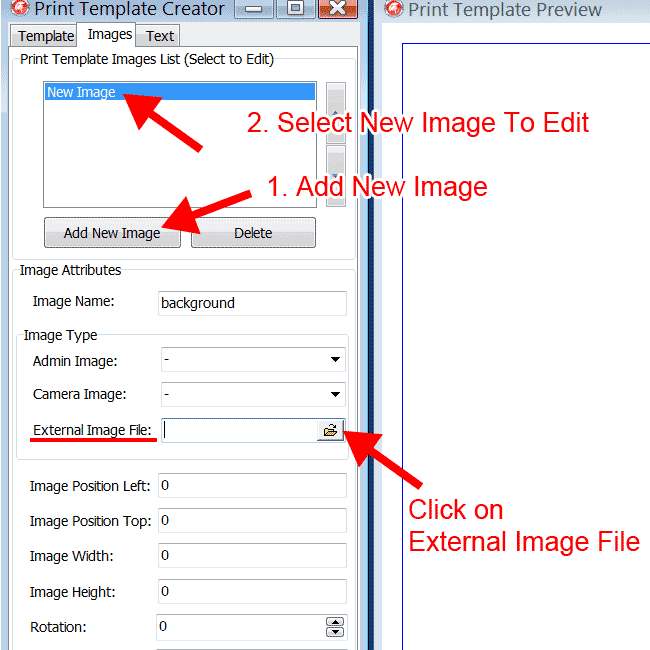 Creating a Print Template with External Transpartent Images in PTBooth A1 PLUS