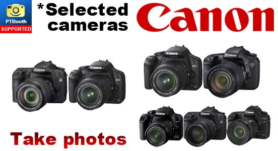 Only selected Canon cameras are supported